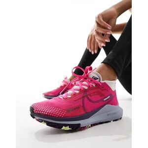 Nike Running - React Pegasus Trail 4 Gore-Tex - Baskets - Rose vif et gris Rose 42.5 female - Publicité