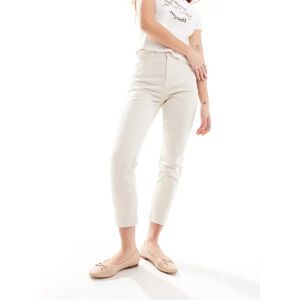 Only - Blush - Jean skinny Ã  ourlet effilochÃ© - Blanc Blanc XS female - Publicité