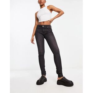 Replay - Jean skinny - Noir dÃ©lavÃ©-Black Black W31 L32 female - Publicité