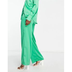 - Pantalon d'ensemble large - Vert vif Vert 36 female