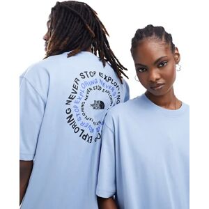 The North Face - NSE - T-shirt oversize Ã  logo imprimÃ© au dos - Bleu Bleu XL unisex - Publicité