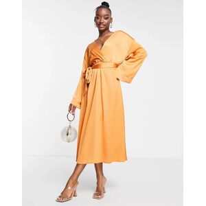 - Robe mi-longue - Cannelle-Orange Orange 34 female