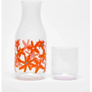 - Ensemble carafe et verre Ã  imprimÃ© marguerites-Multicolore Multicolore No Size unisex