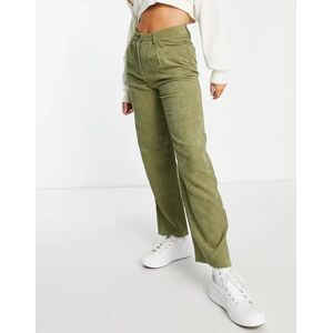 - Pantalon en velours cÃ´telÃ© - Citron vert Vert 38 female