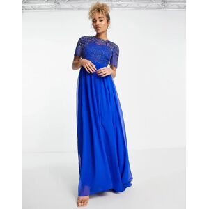 Virgos Loung - Robe longue ornementÃ©e sur le haut - Bleu de cobalt Bleu 36 female