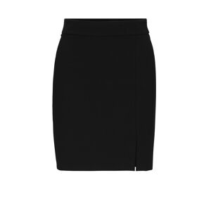HUGO Jupe courte Slim Fit avec fente Noir 38,42,44,46 - Publicité