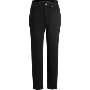 HUGO Jean Mom en denim noir Rinse Washed Noir 25/32,26/32,27/32,27/34,28/32,28/34,29/32,29/34,30/32,30/34 - Publicité