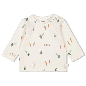 Feetje T-shirt a manches longues Eat Your Veggies Off white