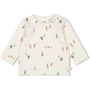 Feetje T-shirt a manches longues Eat Your Veggies Off white