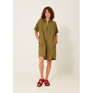 ROBE JEROMIA En lin OLIVE LMSXS