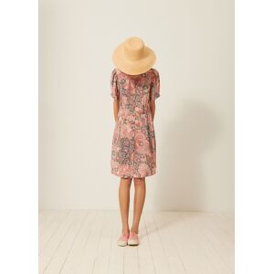 ROBE LOEVA courte evasee en viscose imprimee KILMANI PRINT 34,36,38,40,42