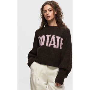 Firm Knit Jumper women Pullovers black en taille:M