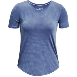 Under Armour Streaker Run Short Sleeve, T-shirt bleu femme - Publicité