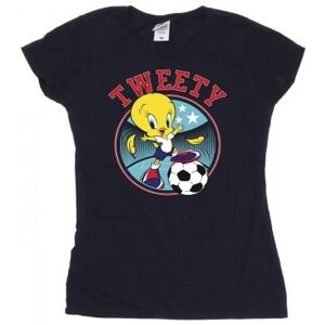 Womens/Ladies Tweety Football Circle Cotton T-Shirt