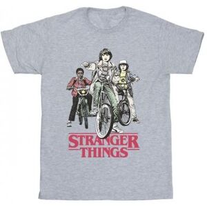 Pertemba FR - Apparel Netflix Boys Stranger Things Retro Bikers T-Shirt - Publicité