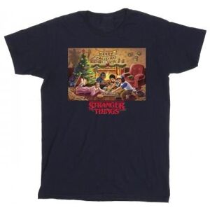 Pertemba FR - Apparel Netflix Boys Stranger Things Christmas Gathering T-Shirt - Publicité