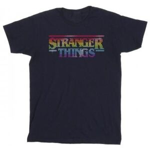 Pertemba FR - Apparel Netflix Boys Stranger Things Rainbow Dot Logo T-Shirt - Publicité