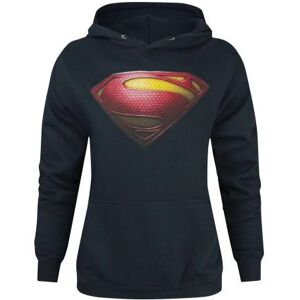 Womens/Ladies Man Of Steel Logo Hoodie