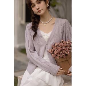 Mishow Mohair Soft Tricoter Cardigan Pour Femmes Printemps Mince Français Élégant Manteau Doux Pull V-Neck Drop Sleeve Vêtements Féminins MXC11Z1162 - Publicité