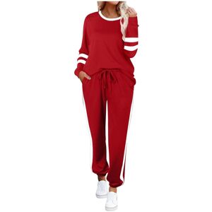 (SU)Tenue de jogging deux pièces pour femme, ensemble de survêtement, pull à manches longues, haut, sweat-shirt, pantalon long, survêtement - Publicité