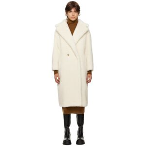 Max Mara Manteau blanc en molleton - L - Publicité