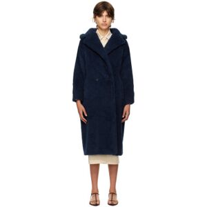 Max Mara Manteau Icon bleu en molleton - XS - Publicité