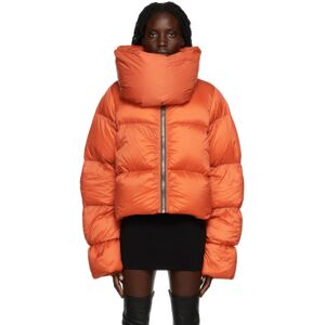 Rick Owens Manteau Strobe orange en duvet - IT 42 - Publicité