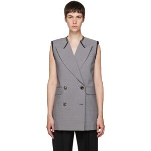 Alexander McQueen Gilet gris en laine - IT 38 - Publicité