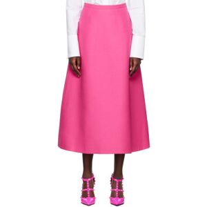 Valentino Jupe midi rose en étoffe Crepe Couture - IT 36 - Publicité