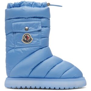 Moncler Bottes Gaia bleues rembourrées en duvet à poche - IT 35 - Publicité