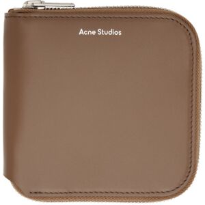 Acne Studios Portefeuille brun à glissière - UNI - Publicité