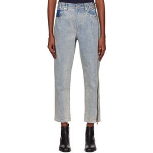 3.1 Phillip Lim Jean bleu à glissière - US 2 - Publicité