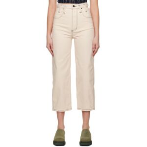 Eckhaus Latta Jean ample Redux blanc cassé - WAIST US 25 - Publicité