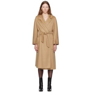 Max Mara Manteau Ludmilla brun clair - IT 34 - Publicité