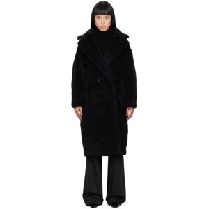 Max Mara Manteau noir en sherpa - M - Publicité