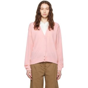 Lacoste Cardigan rose à col en V - US 8 - Publicité