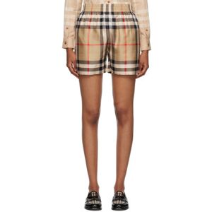 Burberry Short beige à carreaux - US 2 - Publicité