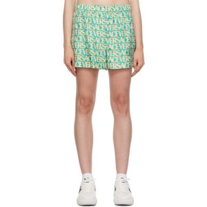 Versace Short vert à motif à logo - IT 40 - Publicité