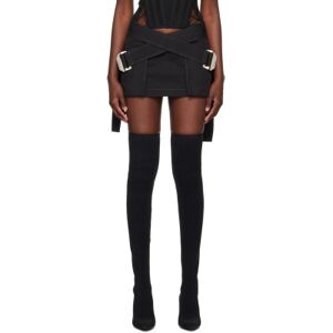 Dion Lee Mini-jupe noire à ceinture - AU 10 - Publicité
