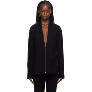 ALAÏA Blouson noir à glissière - FR 36 - Publicité