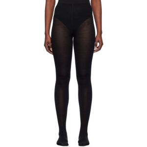 Wolford Collant noir en laine vierge - XL - Publicité