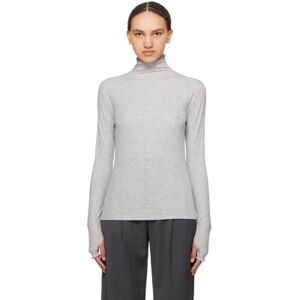 Filippa K Pull gris à col cheminée - XS - Publicité