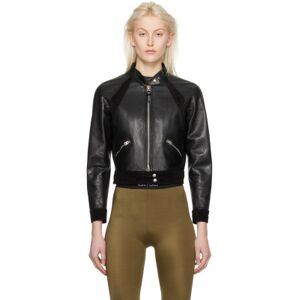 TOM FORD Blouson écourté noir en cuir - IT 36 - Publicité