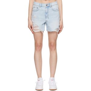 Ksubi Short Rider bleu en denim - WAIST US 23 - Publicité