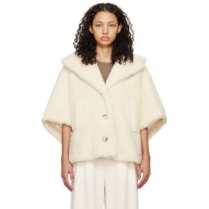 Max Mara Manteau Aleggio blanc - M-L - Publicité