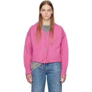 Acne Studios Cardigan rose à fils lâches - XS - Publicité