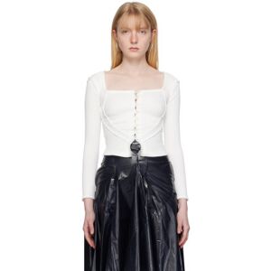 Talia Byre Chemisier de style corset blanc - XS - Publicité