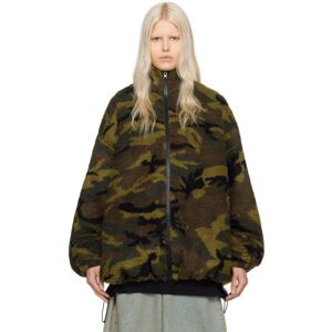 VETEMENTS Blouson kaki à motif camouflage - S - Publicité