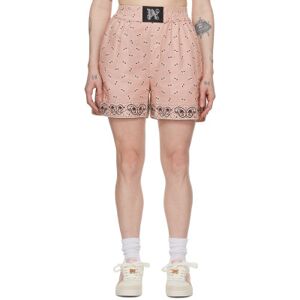 Palm Angels Short rose à motif cachemire - XS - Publicité