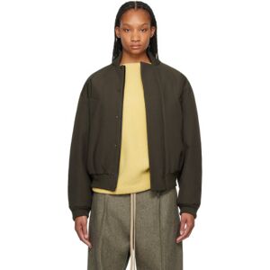 Fear of God Blouson aviateur kaki à col droit - XS - Publicité